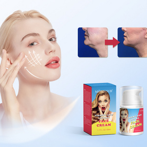 Wholesale Face Lifting Cream Burn Fat Shaping Double Chin Cream V Face Firming Facial Slimming Care Skinny Jawbone Face Cream