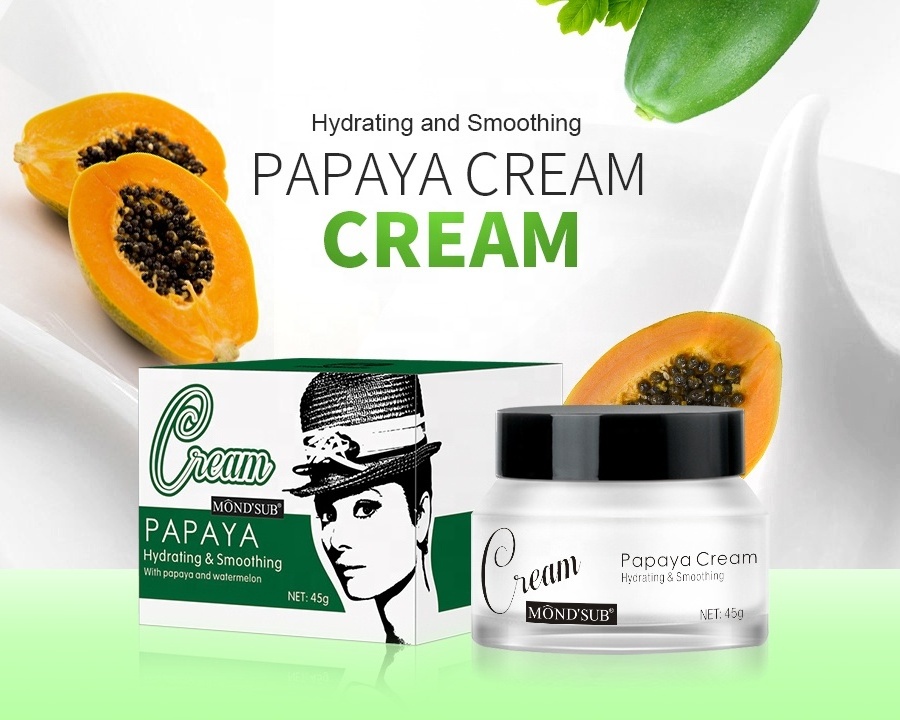 MOND'SUB Papaya Cream Watermelon Hydrating Skin Whitening Moisturizing Papaya Face Cream