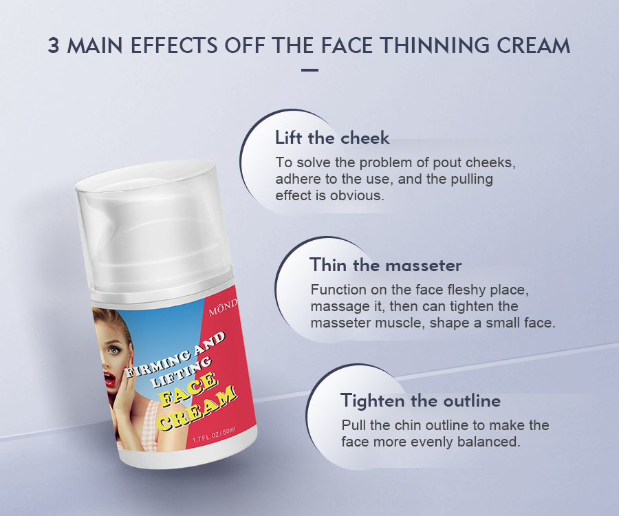 Wholesale Face Lifting Cream Burn Fat Shaping Double Chin Cream V Face Firming Facial Slimming Care Skinny Jawbone Face Cream