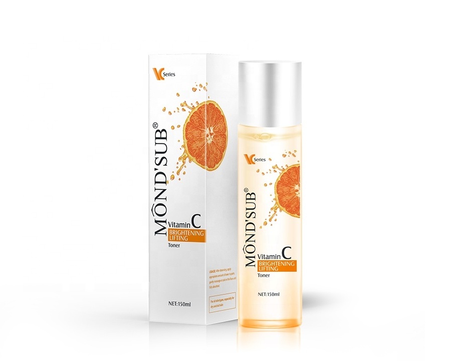 Private label best selling low moq gentle organic vitamin c facial treatment hydrating cleansing facial toner