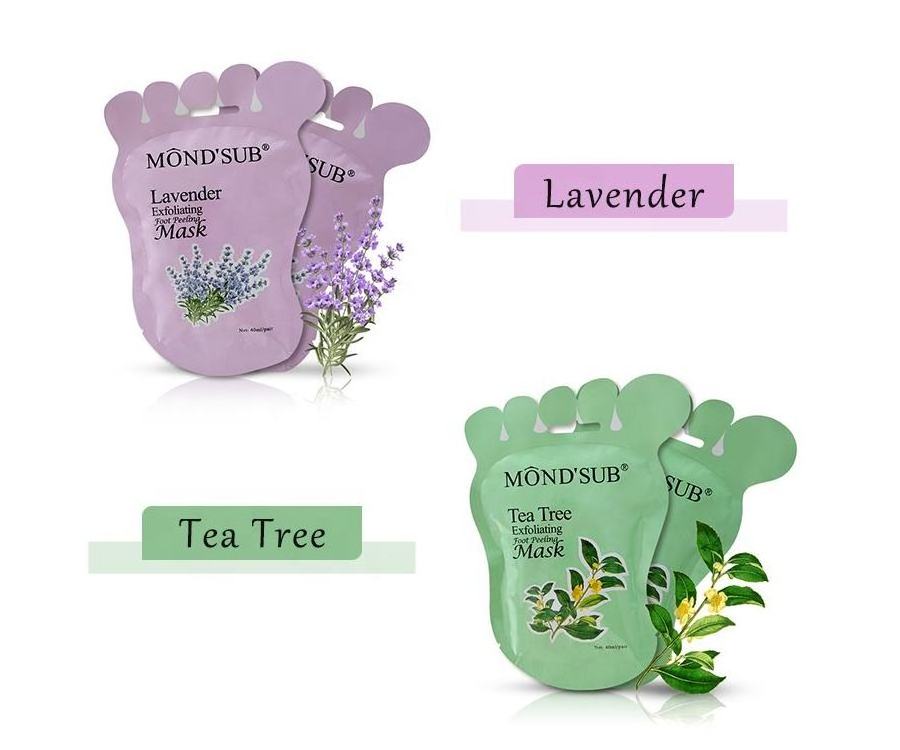 Lavender skin care exfoliating repairing peel foot sheet moisturizing socks baby peels mask exfoliating foot peeling foot mask