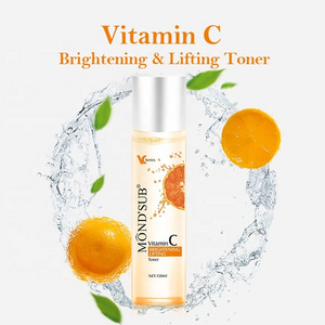 Private label best selling low moq gentle organic vitamin c facial treatment hydrating cleansing facial toner