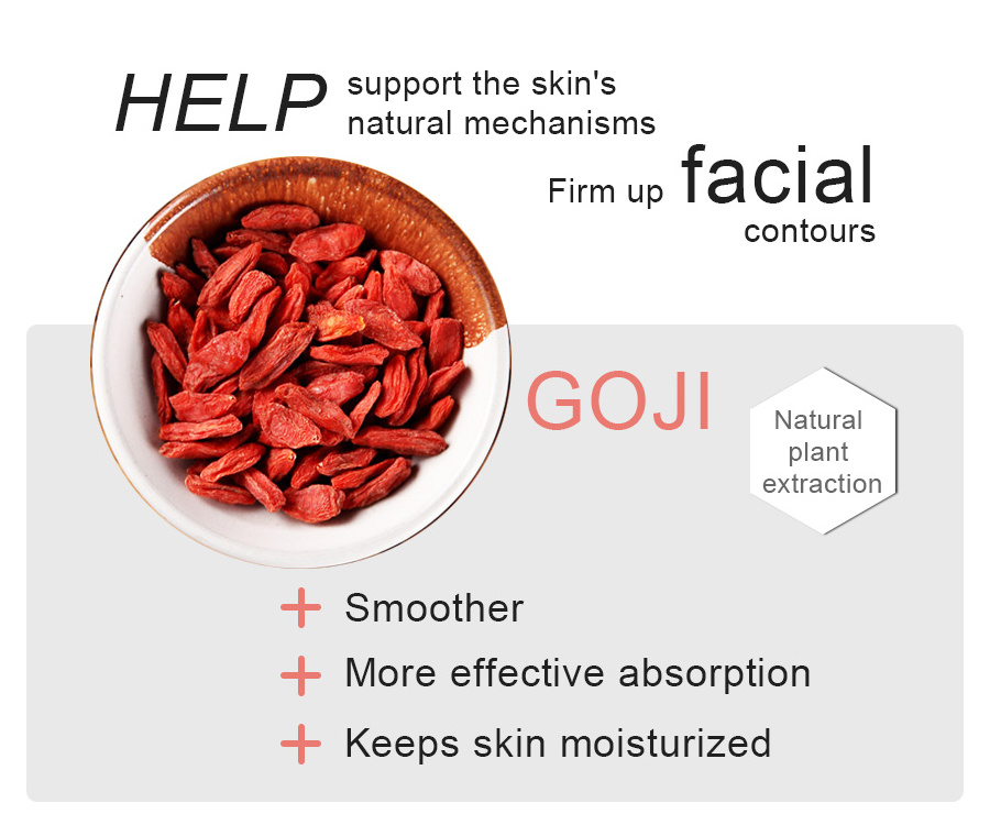 Private Label Goji Cream Anti Aging Face Cream for Facial Skin Revitalizing and Whitening