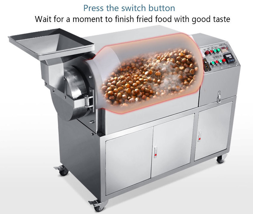 Coffee bean roasting machine  Chickpea roasting machine Cashew nut roasting machines