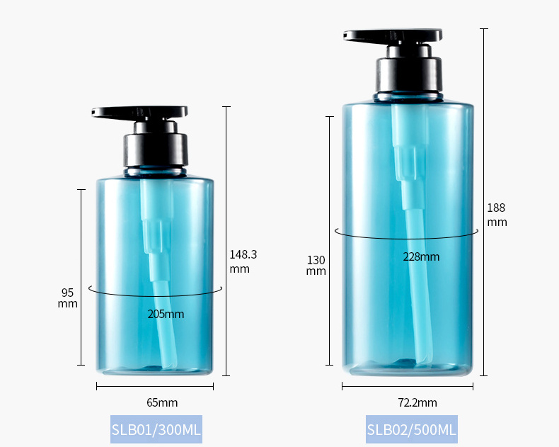 luxury shower gel bottle eco-friendly 300ml new design shampoo bottles 500 ml empty shampoo bottles 10oz pump for shampoo