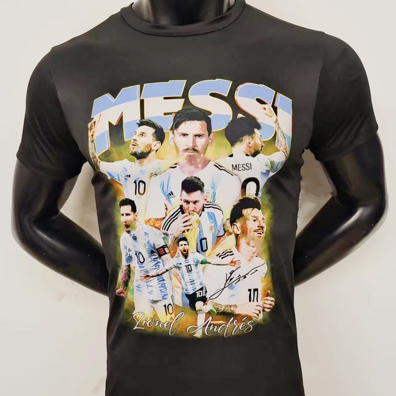 Messi  football  jersey Custom  World Cup Argentina Casual Woven  Ronaldo Design Shirts Shirt In Honor Cr7 football  jersey