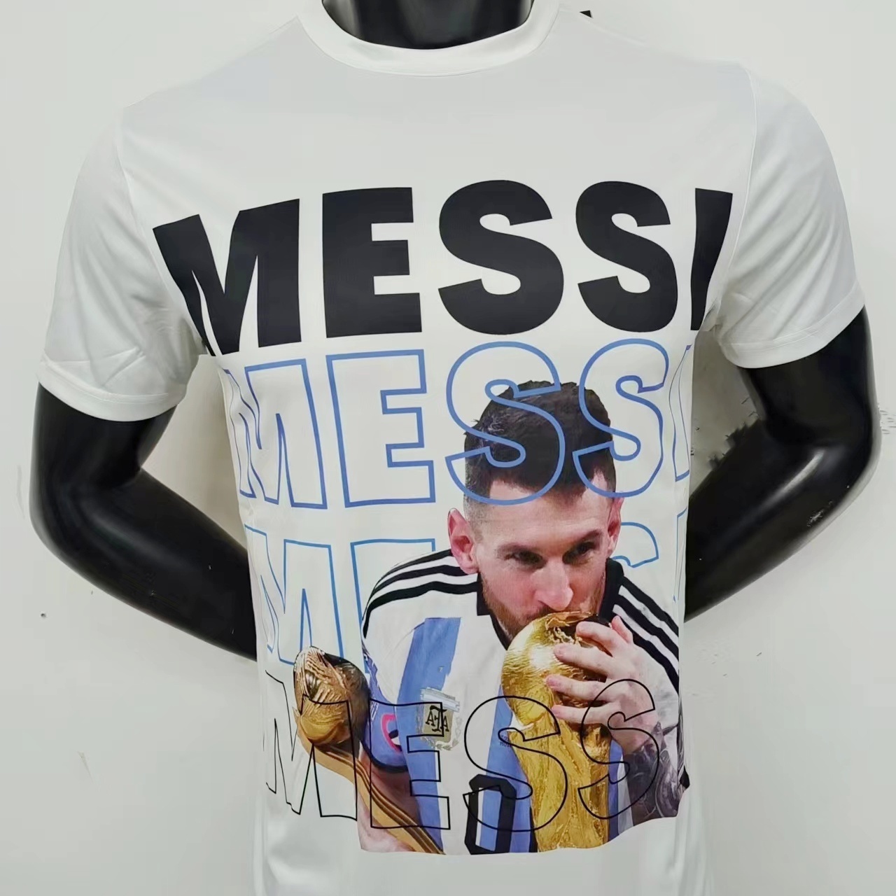 Messi  football  jersey Custom  World Cup Argentina Casual Woven  Ronaldo Design Shirts Shirt In Honor Cr7 football  jersey