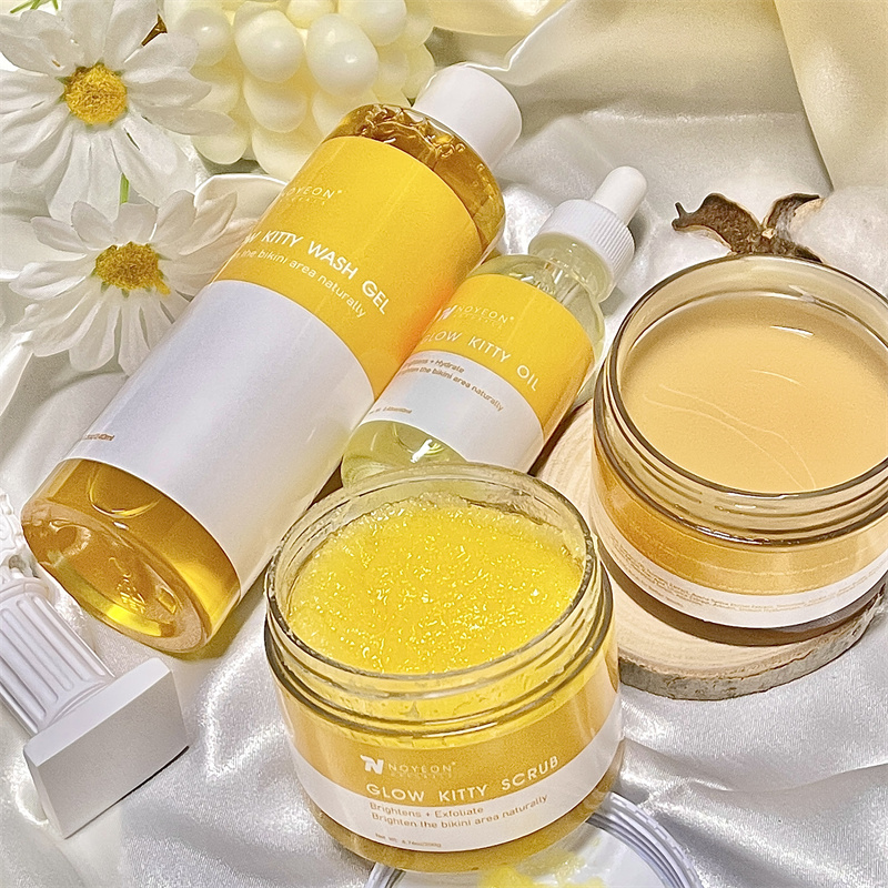 Kojic Acid Turmeric Bikini Body Scrub Remove Dark Spots Bikini Area Private Parts Brightening Whitening Yoni Scrub Exfoliator