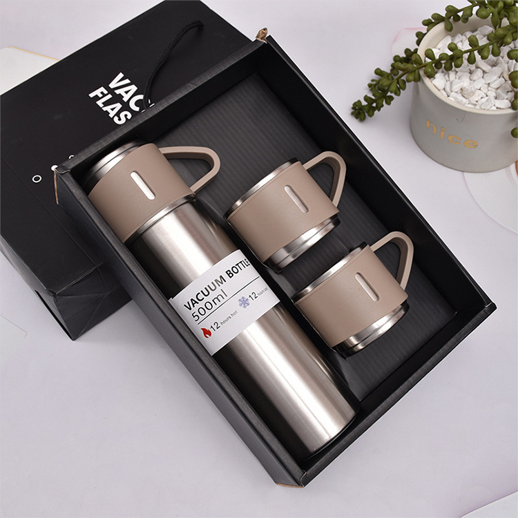 High Quality Stainless Steel Vacuum Flask Travel Mug Business Gift Set 304 Box Thermos bottles Vacuum Flask