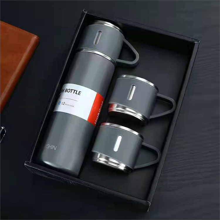 High Quality Stainless Steel Vacuum Flask Travel Mug Business Gift Set 304 Box Thermos bottles Vacuum Flask