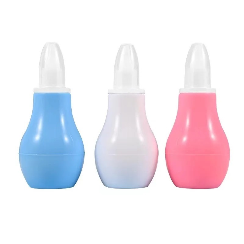 BPA Free baby silicone manual nasal aspirator kids child nose mucus cleaner nasal aspirator baby vacuum cleaner