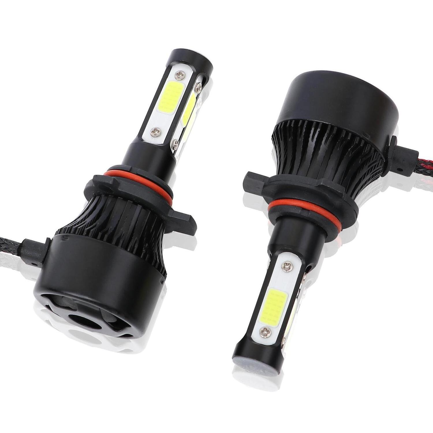 Auto lighting system X7 h7 h11 h4 led headlights bulb 9006 9005 headlamp led lighting led headlights 4 sides for vehicle cars