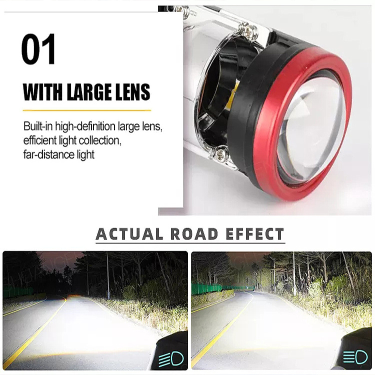 Y6D Y7 Y8 Projector lens headlight Suitable for Civic Accord H4 headlight Motorcycle Automotive lighting system LED headlight