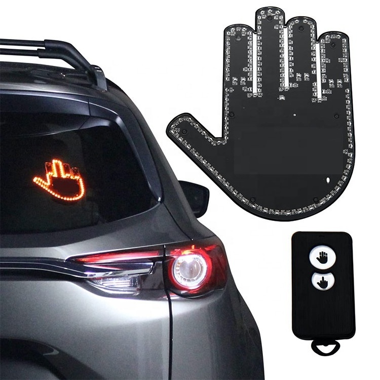 Other Car Light Accessories Flik Funny Middle Car Finger Light with Remote