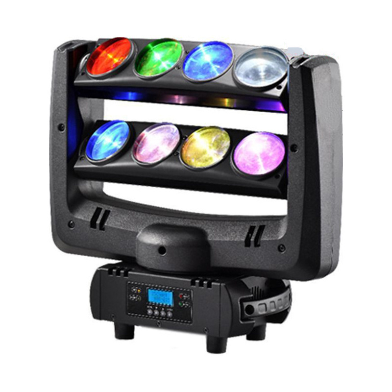 Manufacturer 8x12w rgbw 4in1 spider light led beam moving head