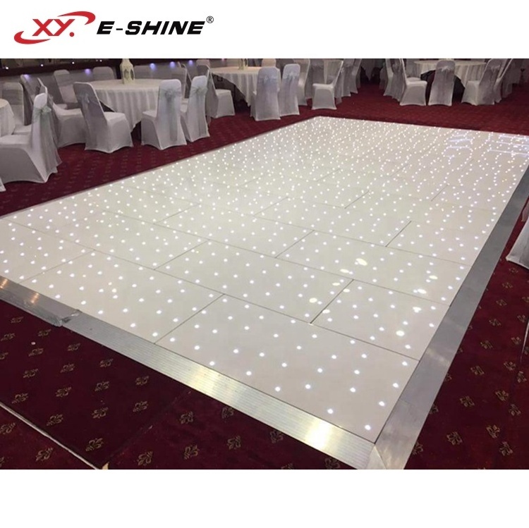 Beautiful Wedding dance floor with romantic starlit led dance floor for party