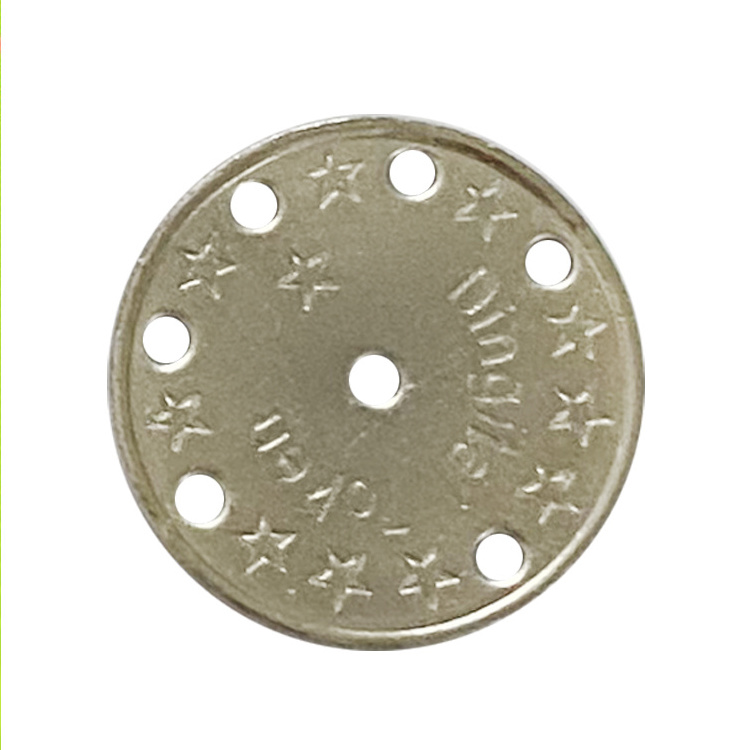 Custom metal notched token grooved coin arcade game machine token coin for Toy vending machine token for washing machine