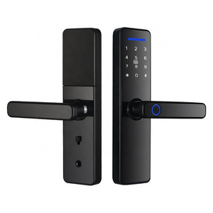 Tuya Wifi TT Lock App Remote Control with Fingerprint Password Card Key Unlocking Smart Door Locks