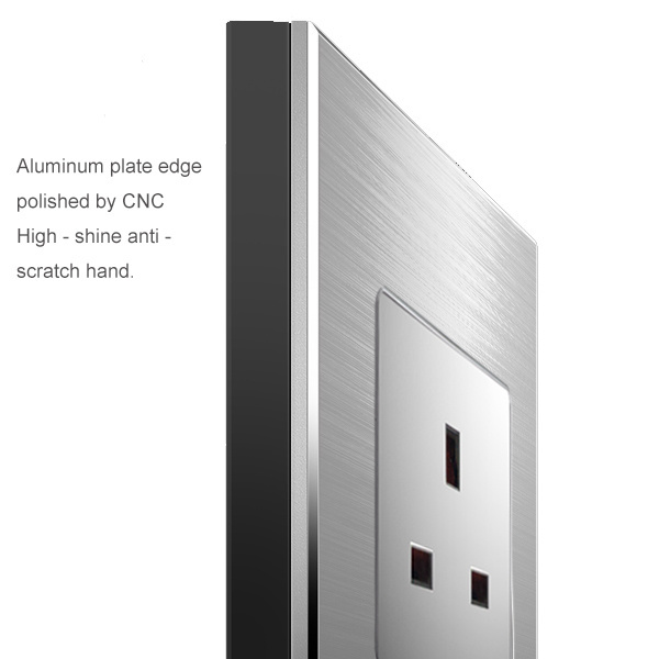 220 Volt UK Socket Types, 13 Amp Electric Double Pole Switch And Socket