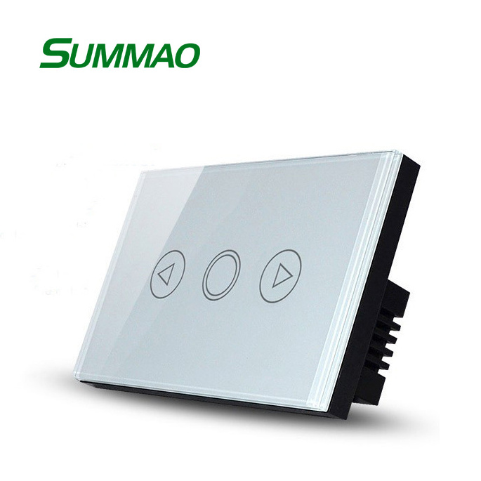 Modern Wall Fan Remote Switch Smart Wifi, Speed Controller Fan Touch Screen Regulator Switch Tempered Glass Panel SM-US-CM12 10A