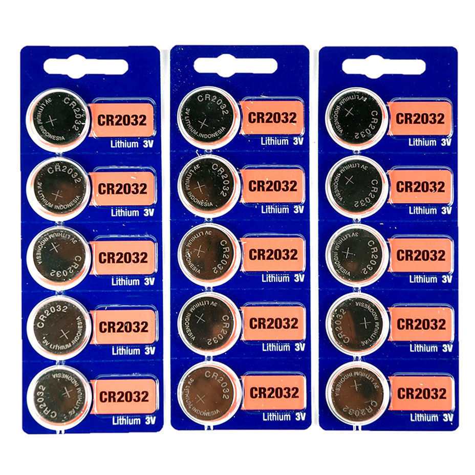 Long lasting high performance 8 pack CR 2032 Single 3V 210mAh Lithium Button Battery CR2032 For control