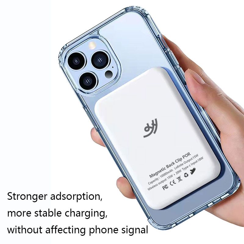 Super Mini 5000mah Powerbank White Original Package Have Logo Magnetic  Wireless Power Bank 15pro Max