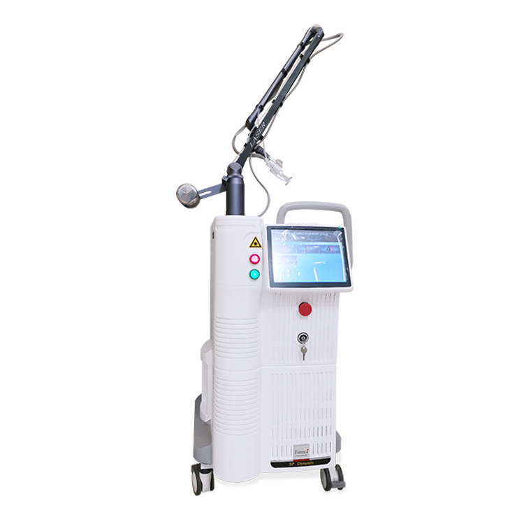 Newest wart removal co2 cutting laser fractional co2 laser machine with 7 guide light arm