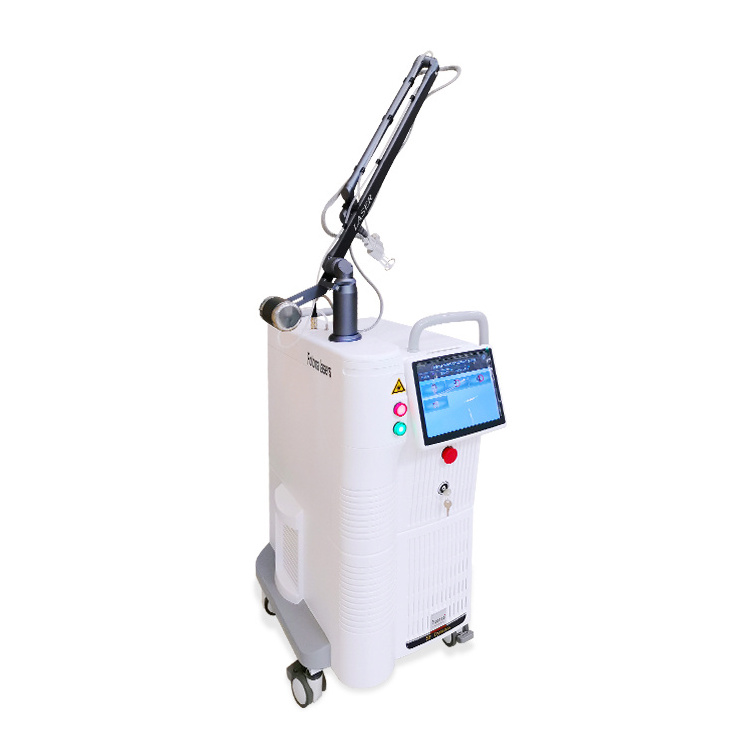 Newest wart removal co2 cutting laser fractional co2 laser machine with 7 guide light arm