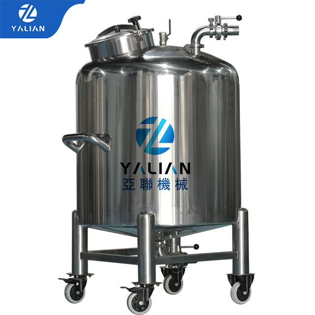 Stainless Steel Liquid Container 1000l 500l 100l Customization Water Storage Tank Plant Milk Buffer Tank