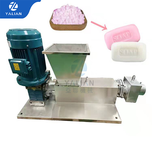 Laundry Bar Soap Making Machine Mini-toilet-soap-plodder Machine to Make Soaps in Handmade Bar Manufacturing Plant Provided 350