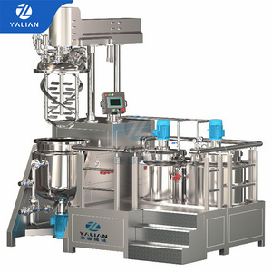 Emulsification Tan Homogenizer For Making Cosmetics Emulsion Lotion Cream Mixing Equipment Vacuum Homogenizing Emulsifier Mixer