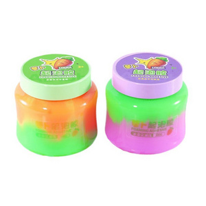 Gradient slope color Diy magic cartoon slime creative decompression foaming glue repeatedly stretching non-stick crystal slime