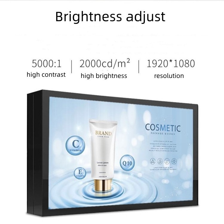 digital signage bus advertisements interactive 10touch points lcd display outdoor monitor