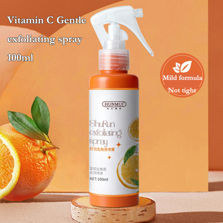 Private Label Organic Remove Dead Skin Deep Cleansing Skincare Peeling foot care Gel Orange Oil Foot Peeling Spray