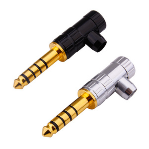 Right Angle 4.4mm 5 Pole Male Headphone Plug Audio Adapter jack