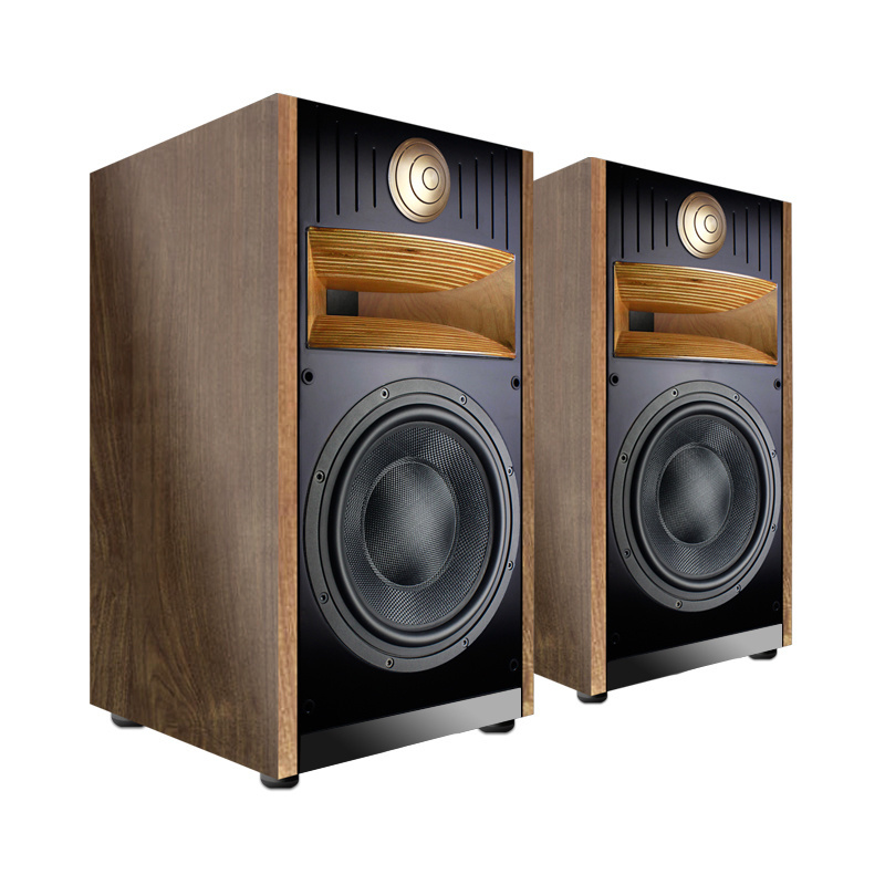 Bookshelf Speaker A top 10 Horn 10 inch Triple Frequency Wooden High End Combination