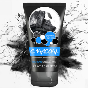 Factory customization Mens Facial Cleansing Exfoliating with Charcoal and remove Acne Scarring Men Face Charcoal Face Wash