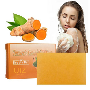 Private Label Factory Wholesale whitening bathing Anti acne mite bacterial Hand Soap Hand body face Wash turmeric soap bar