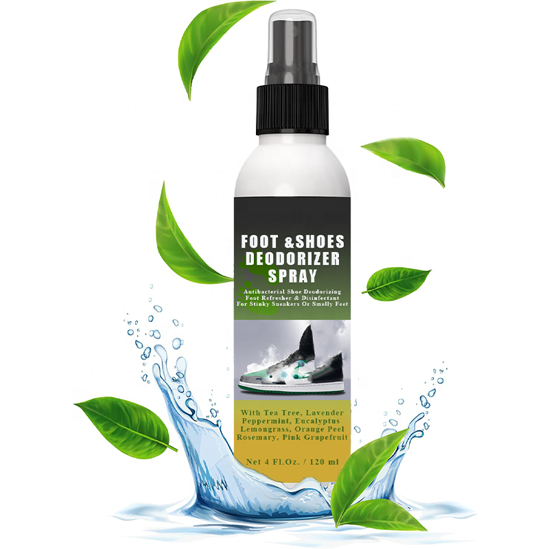 NEW Shoe Odor Remover Spray Stinky Sneakers Smelly Foot Deodorant Shoes Deodorizer Odor Eliminator with Tea Tree Eucalyptus Mint