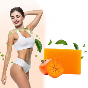 All Natural Persimmon Soap Remove Body Odor Female Private Parts Thigh & Exfoliating Bath Solid Soap Bar