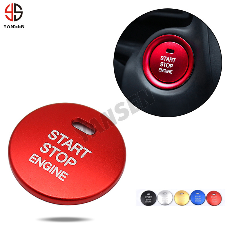 Car accessories 2023 start engine button cover for Mazda 3 6 CX5 CX3 CX4 body kit