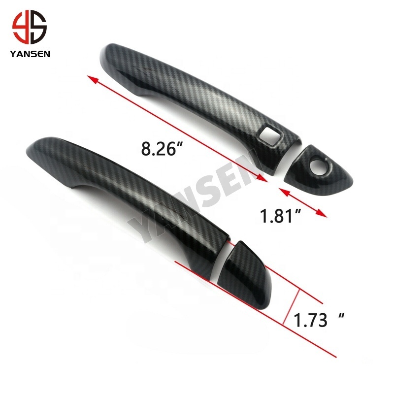 Carbon Fiber car body kit Door Handle Cover for Hyundai Elantra 2017-2020 accessories