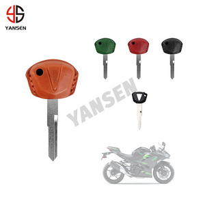 Luxury genuine leather motorcycle key holder case for Kawasaki ZX6R/9R/10R/12R/14R ZZR1400 Ninja ER6N ER6F ER6R KLE650