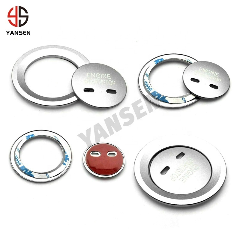 Car interior accessories Keyless Ignition Switch Start/Stop Trim Cover Surrounding Ring For GMC sierra Golf GTI Jetta parts