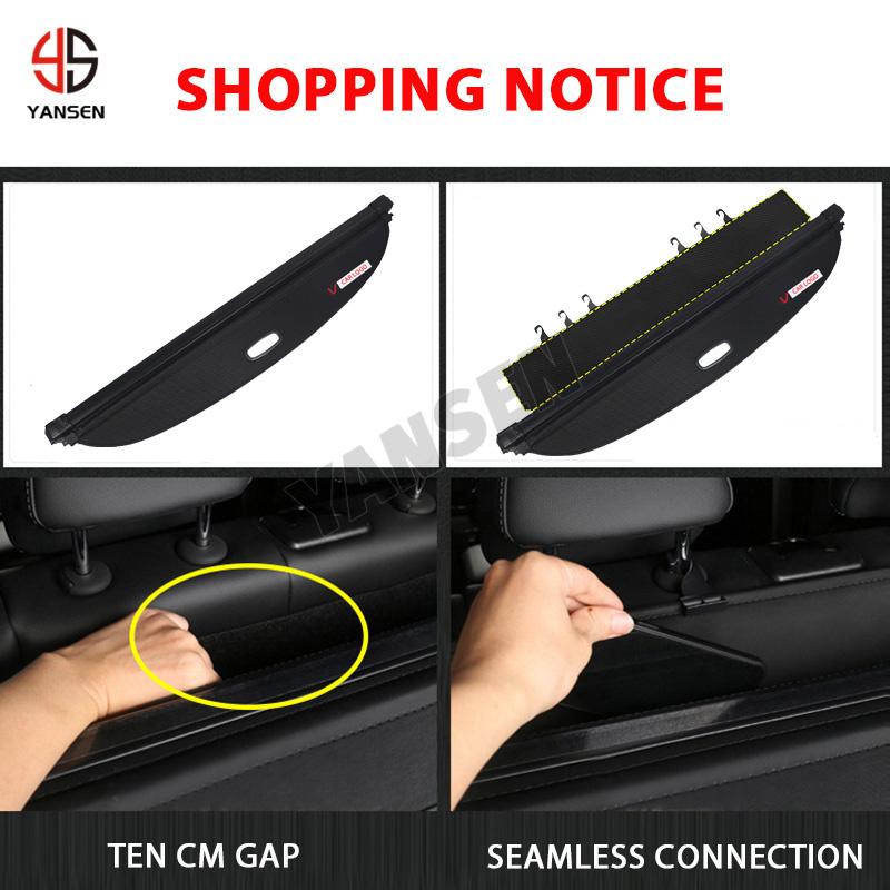 Car Rear Trunk Curtain Covers For Honda VEZEL 2015-2023 Parcel Shelf Privacy Rear Parcel Shelf Retractable Cargo Cover