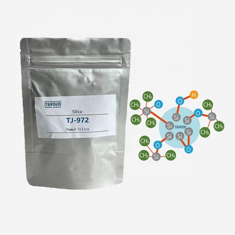 High purity Fumed Silica 120 Hydrophobic Nano Silica powder TJ-972 Professional supplier