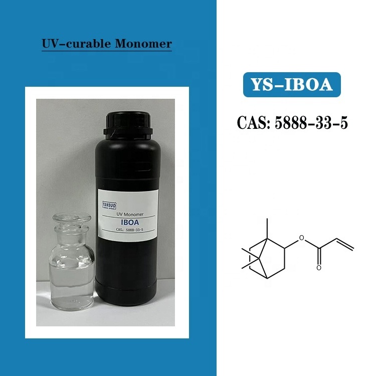 CAS 5888-33-5 Functional Monomer IBOA C13H20O2 UV Monomer active diluent Hot Sale Factory price Free Sample