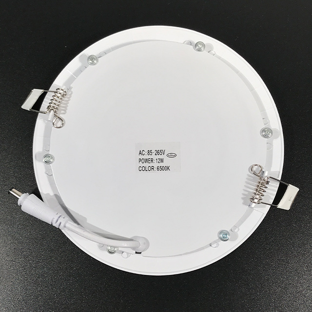 Hidden installation 3w 6w 9w 12w 15w 18w 24w recessed ultra thin slim round led panel light