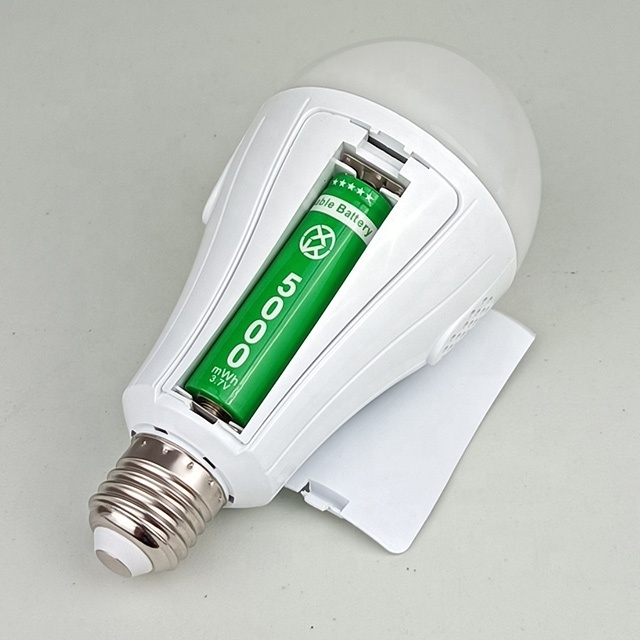 15W b22 e27 800mAh 1200mAh 2 battery recharge bulb rechargeable light bulbs led bulb with battery