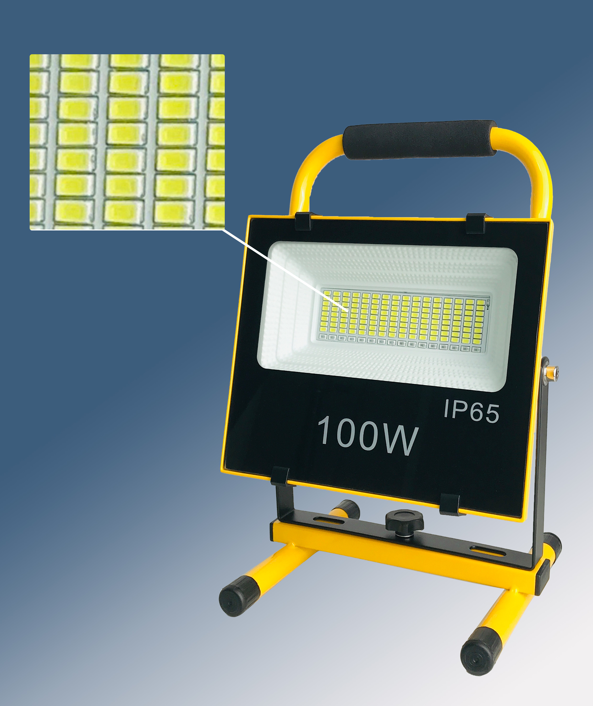 outdoor ip65 portable rechargeable camping solar flood light 50w 100w 200w 300w 400w heavy duty led work light